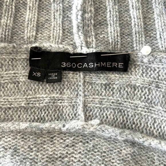 360 Cashmere Turtle Neck Cashmere Sweater Sz XS - Picture 3 of 7